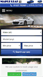 Mobile Screenshot of mapleleafgarage.co.uk